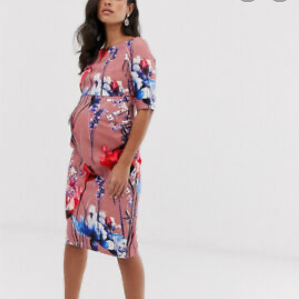 Floral Maternity Dress